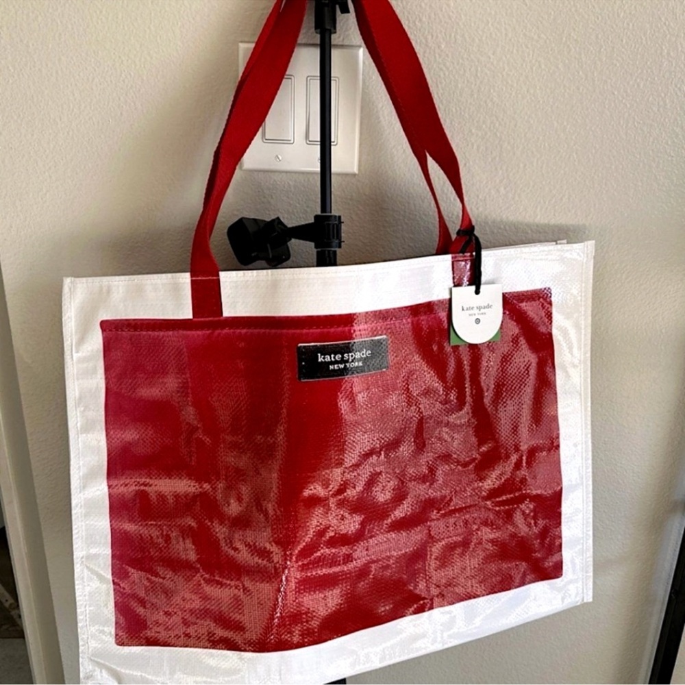Kate Spade New York x Target Large Red/White Tote bag - Picture 5 of 6